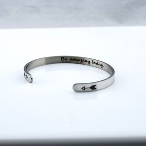 “Be Amazing Today” Inspirational Bracelet